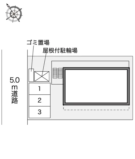 ★手数料０円★名古屋市北区東水切町２丁目　月極駐車場（LP）